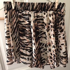 Show me your mumu shorts XS animal print tiger